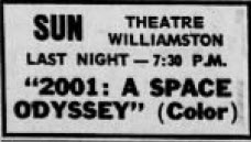 Sun Theatre - Ad June 10 1969 (newer photo)